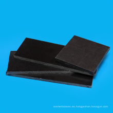 Hoja de acetal blanca y negra plástica promocional